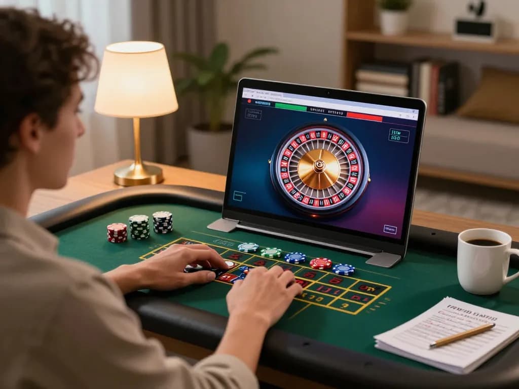 Engaging in online gambling with F168 while placing bets on live roulette at home