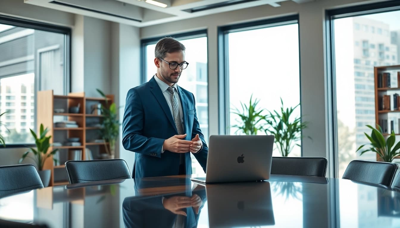 Headhunter bei der Auswahl geeigneter Kandidaten in einem modernen Büro.