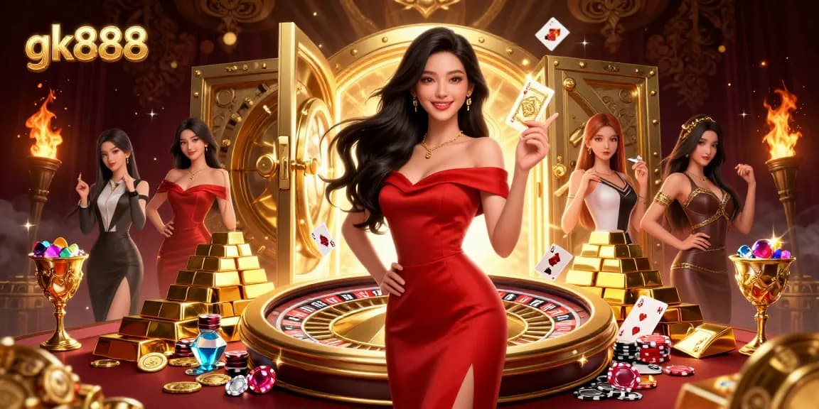 Experience the excitement of gk888 casino with vibrant characters and dynamic gameplay elements.