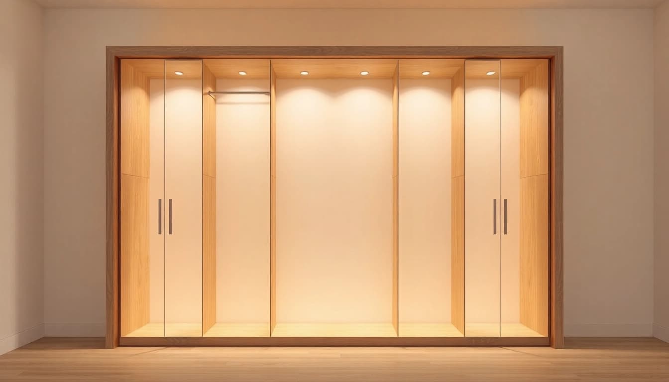 Stylish wooden kleiderbügel showcasing its elegant design and smooth finish in a minimalistic setting.