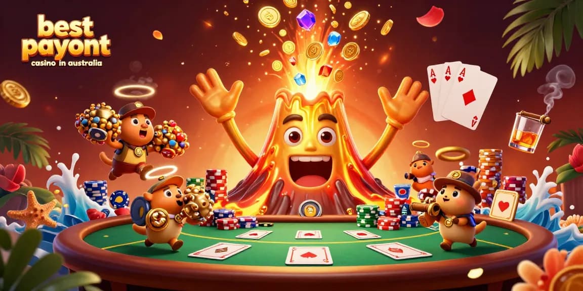 Experience excitement at the best payout casino in Australia with treasures and poker action!