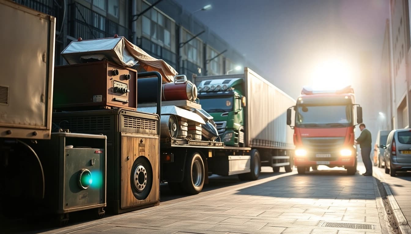 Schrottabholung Oberhausen: Effiziente Abholung von Schrott und Altmetallen durch professionelle Händler.