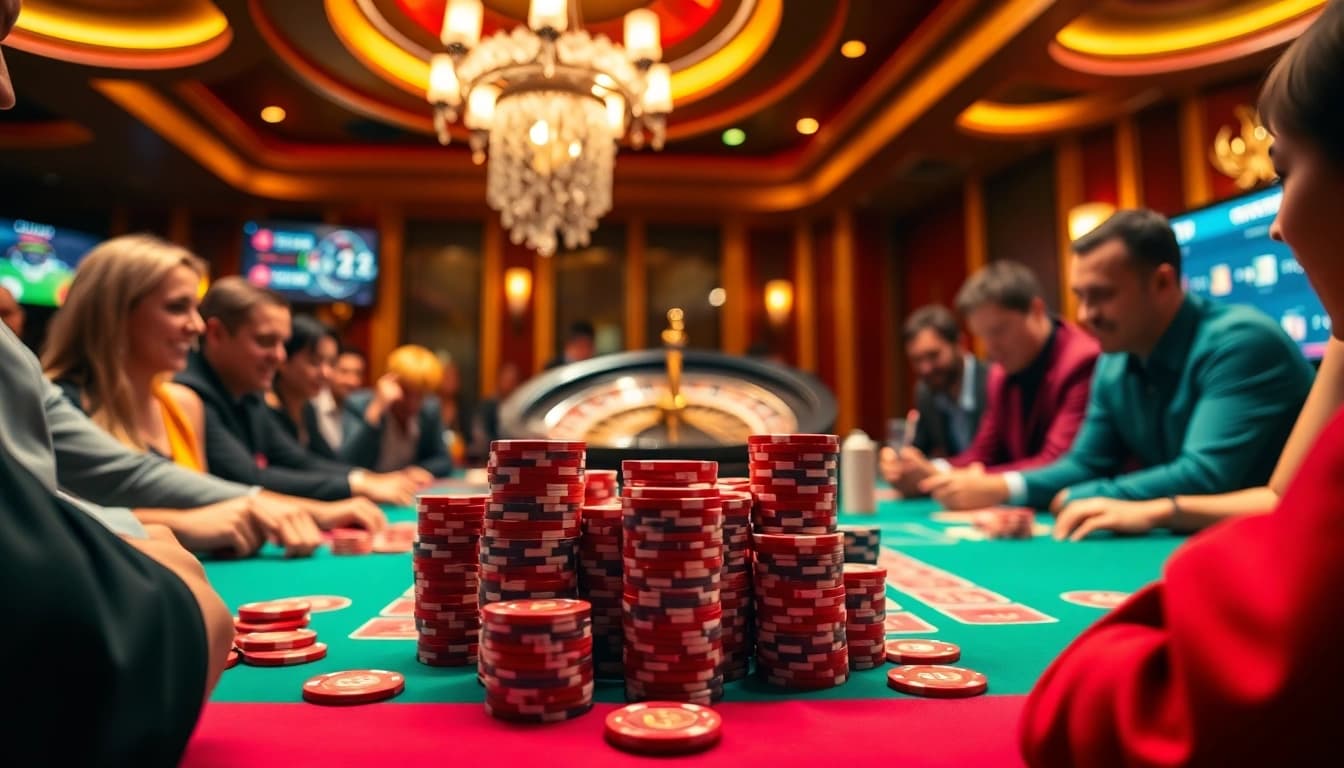Experience thrilling gameplay at https://siu88.best/ with vibrant casino visuals showcasing poker excitement.