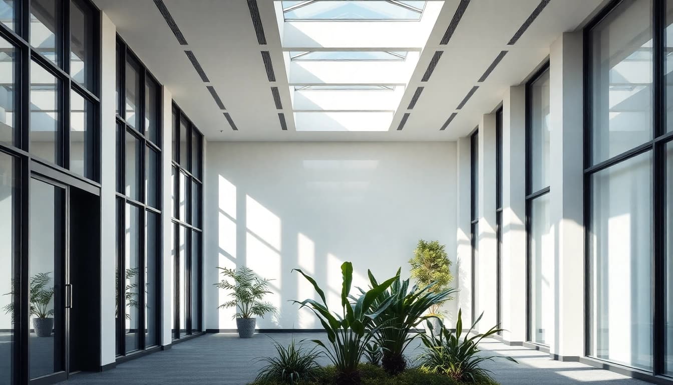 Effiziente Unternehmensberatung Berlin mit modernem Büroambiente und grünem Flair fördern.