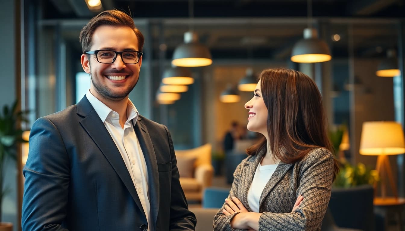 Berater hilft einem Kunden: Beste Unternehmensberatung für innovative Lösungen
