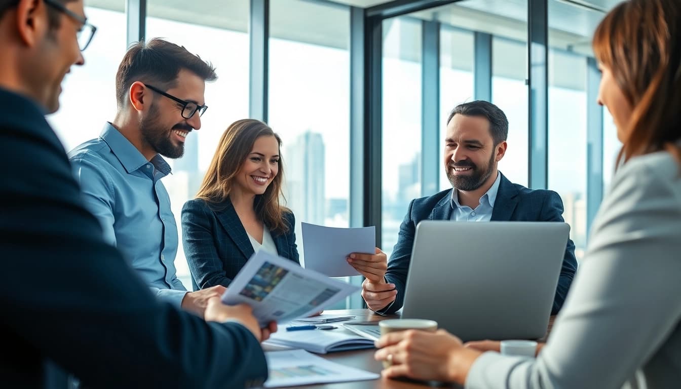 Immobilienmakler Frankfurt Eschersheim bietet professionelle Beratung in einem modernen Büro an.