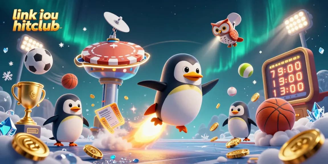 Win big with the exciting link vào hitclub; a colorful 3D casino illustration full of action.