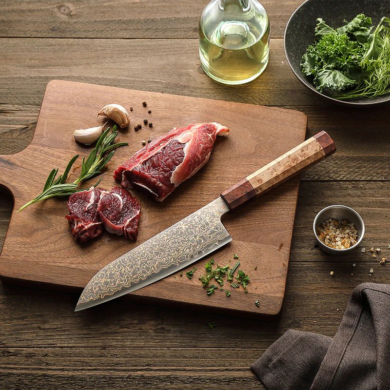 Jetzt Damaskus Stahl Messer online kaufen – Premium-Qualität von Damastchef