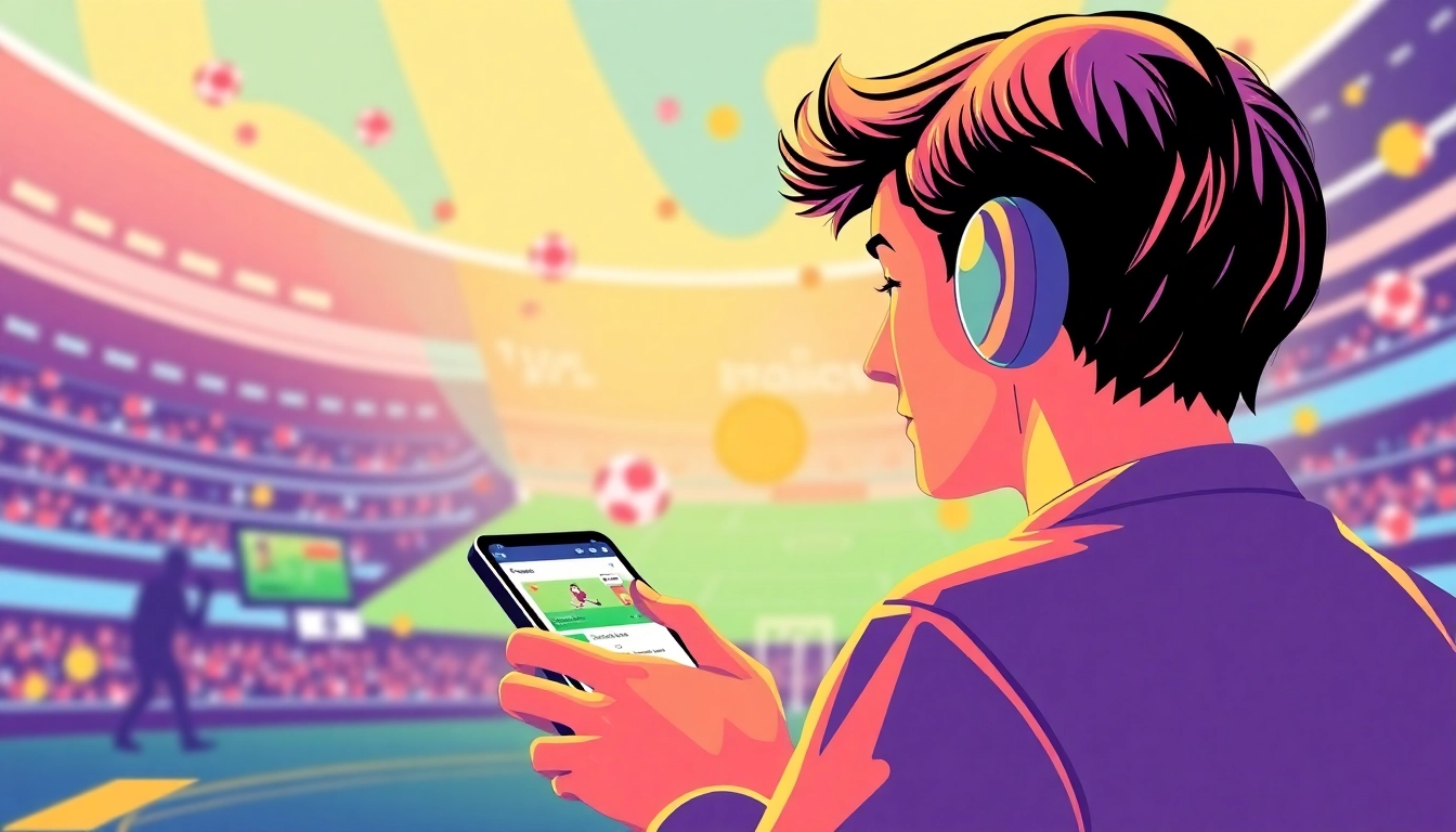 Explore neue wettanbieter with an engaging user interface on a smartphone, showcasing dynamic sports betting.