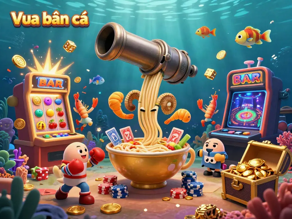 Experience the underwater thrills of Vua bắn cá with dynamic sea creatures, vibrant characters, and exciting gaming elements.