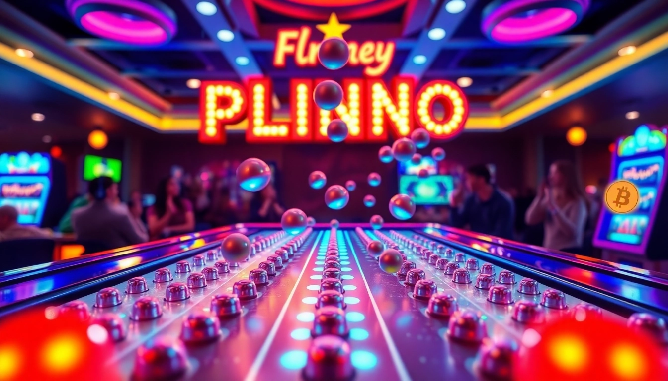 Explore the thrilling Plinko casino game experience as vibrant balls cascade down a colorful digital board, showcasing excitement and winning potential.