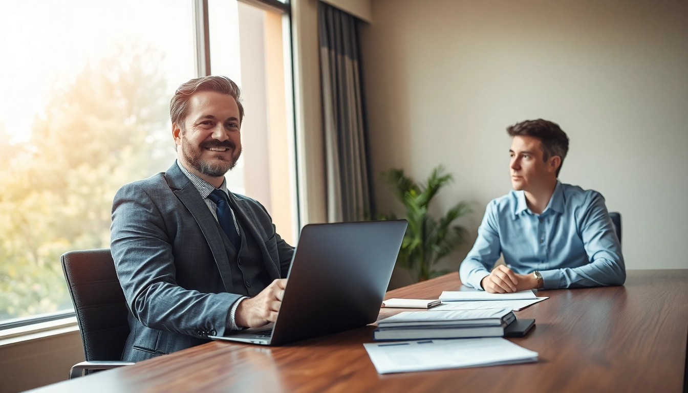 Headhunter Bochum berät professionell einen Klienten bei der Personalsuche.