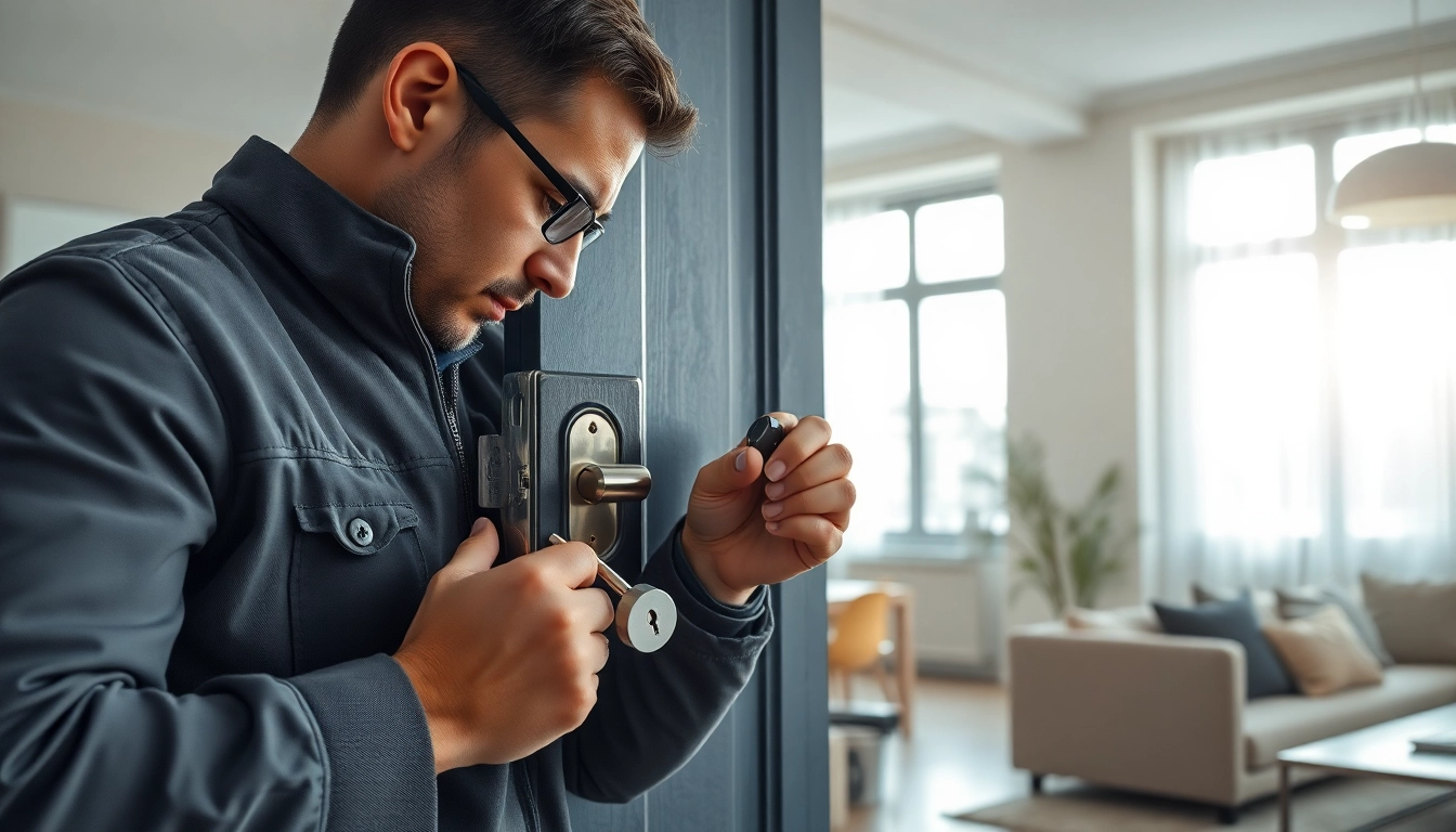 Schlüsseldienst Reinickendorf opens a locked door with expert tools and techniques.