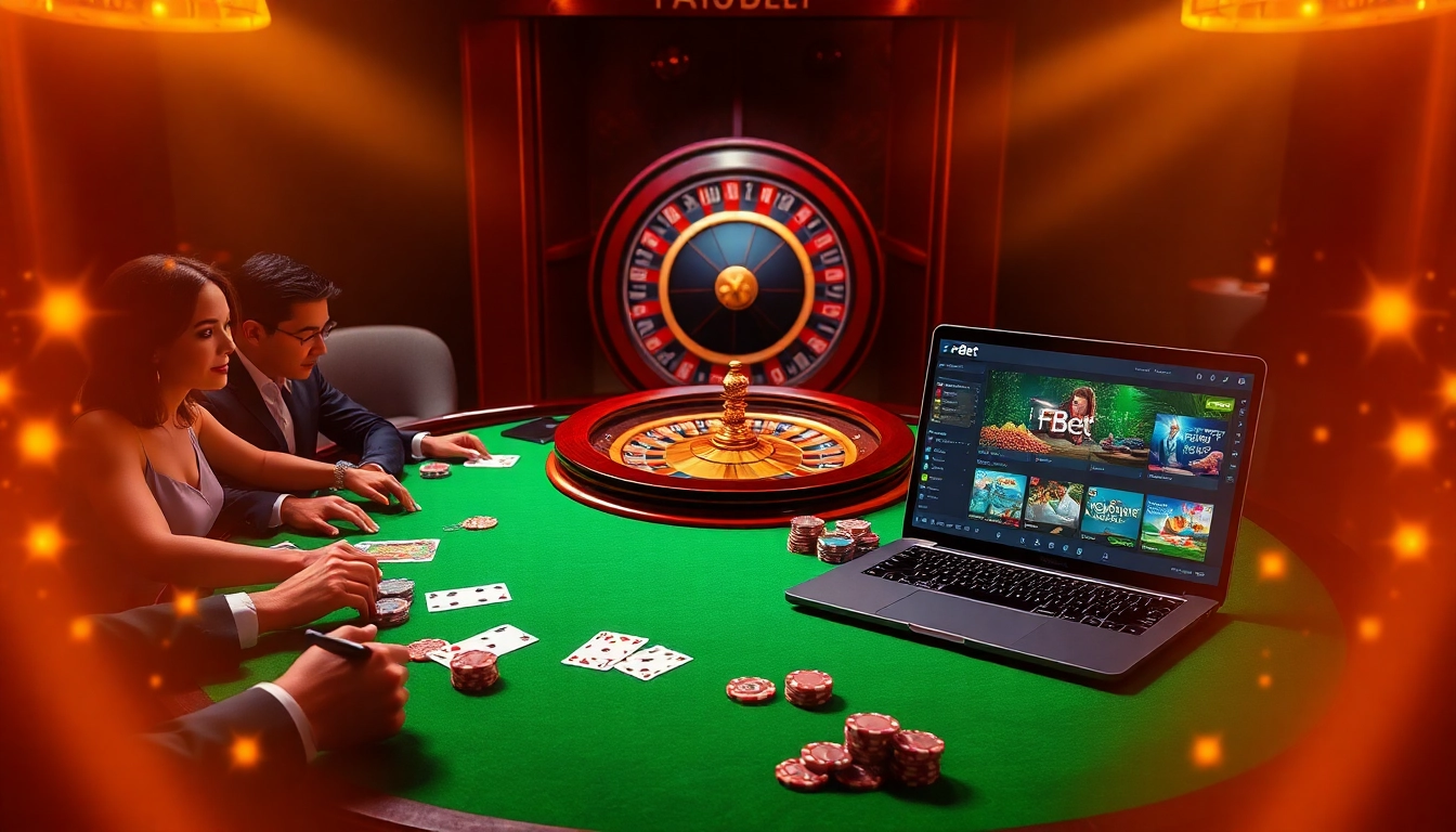 Engage in exhilarating gaming action at F8Bet with vibrant tables and dynamic betting environments.