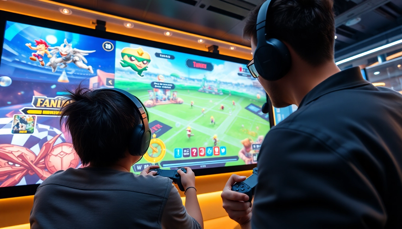 Engaging scene of the LC88 Game with vibrant graphics and players interacting.