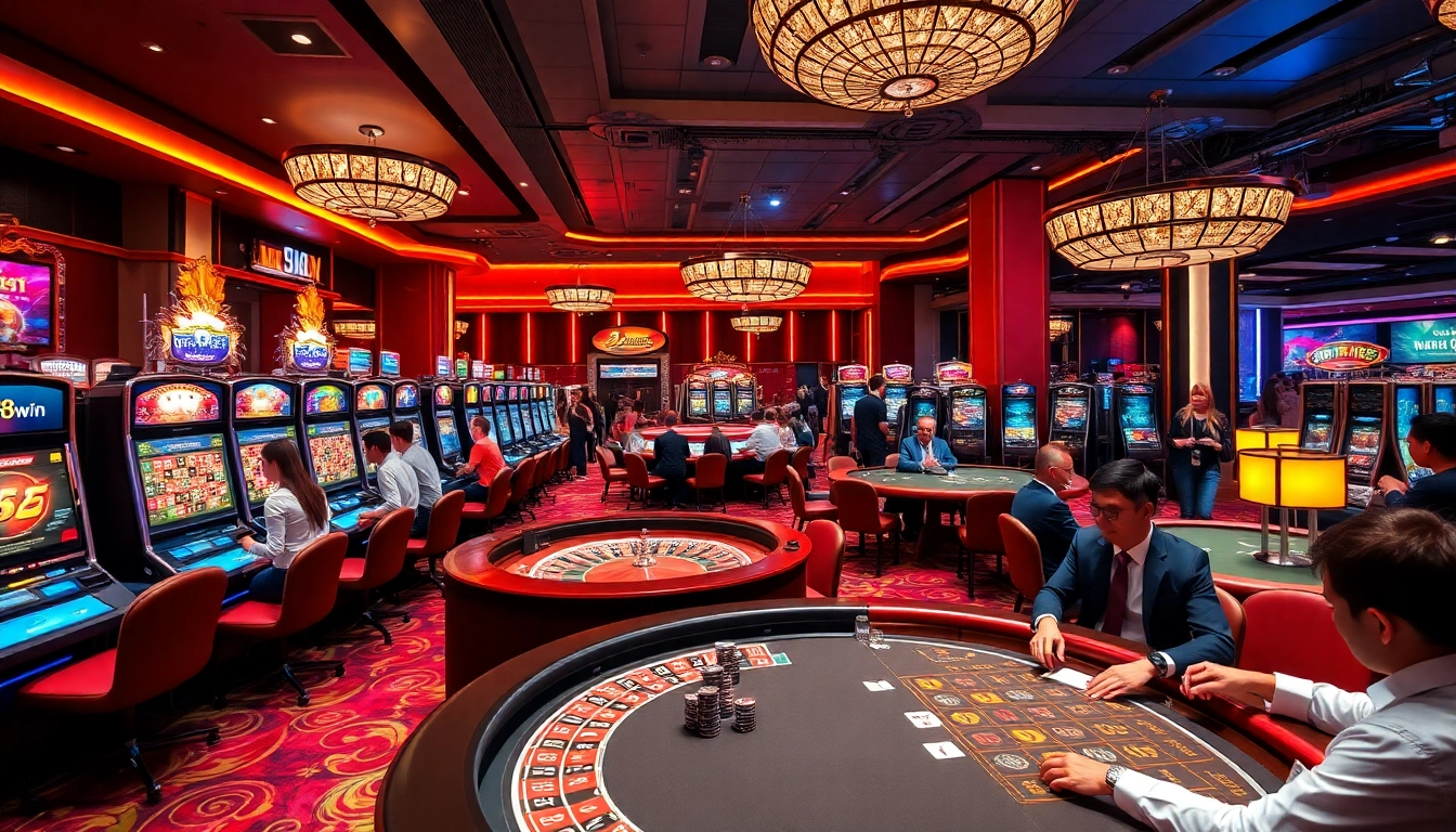 Experience thrilling wins at 58win's vibrant casino atmosphere with exquisite gaming options.