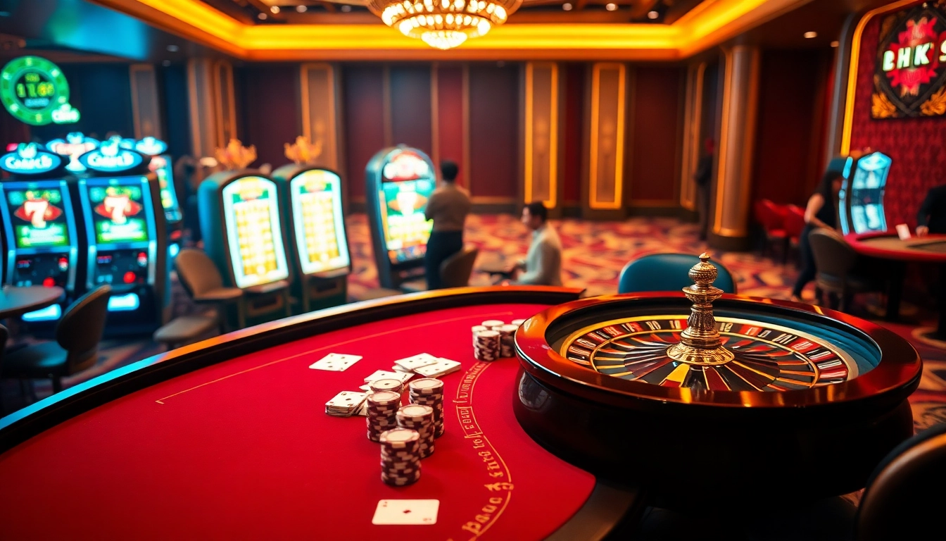 Experience thrilling online gambling at Nhà cái DH88 with vibrant casino tables and exciting gameplay.