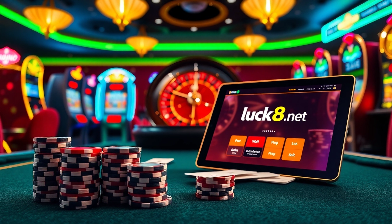 Thưởng thức những trải nghiệm chơi game đầy hồi hộp tại https://luck8.net, với những bàn casino sang trọng và máy đánh bạc sinh động.