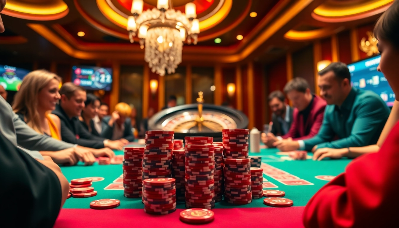 Experience thrilling gameplay at https://siu88.best/ with vibrant casino visuals showcasing poker excitement.