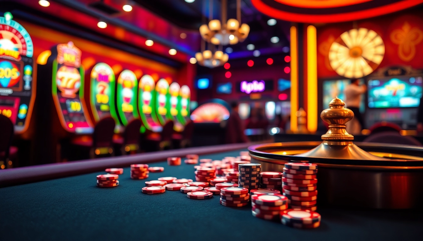 Excited players winning at kp88 poker table, showcasing luxury and thrilling gambling experience.