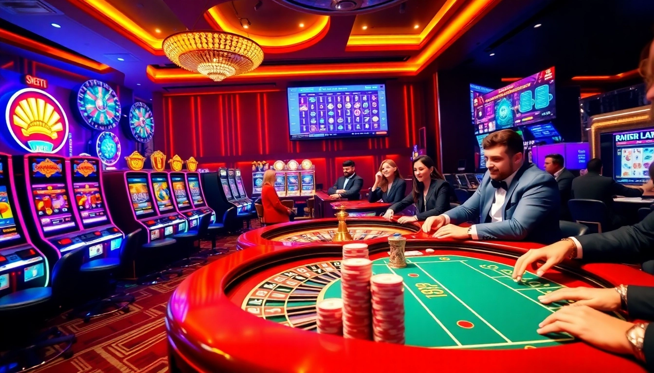 Experience thrilling gameplay at https://9bet.buzz/ with vibrant casino tables and winning players.