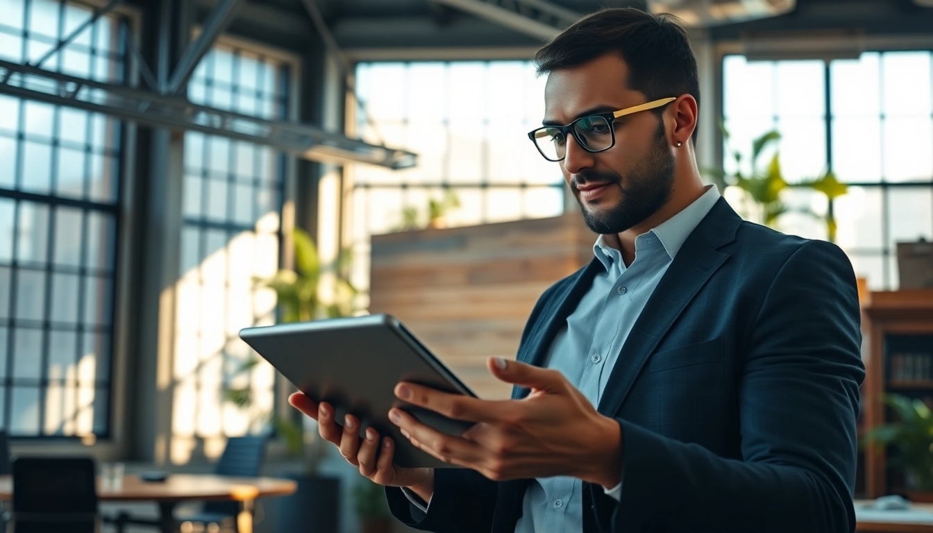 Headhunter Ingenieure zeigen Talente in einem modernen Büro bei der Arbeit.