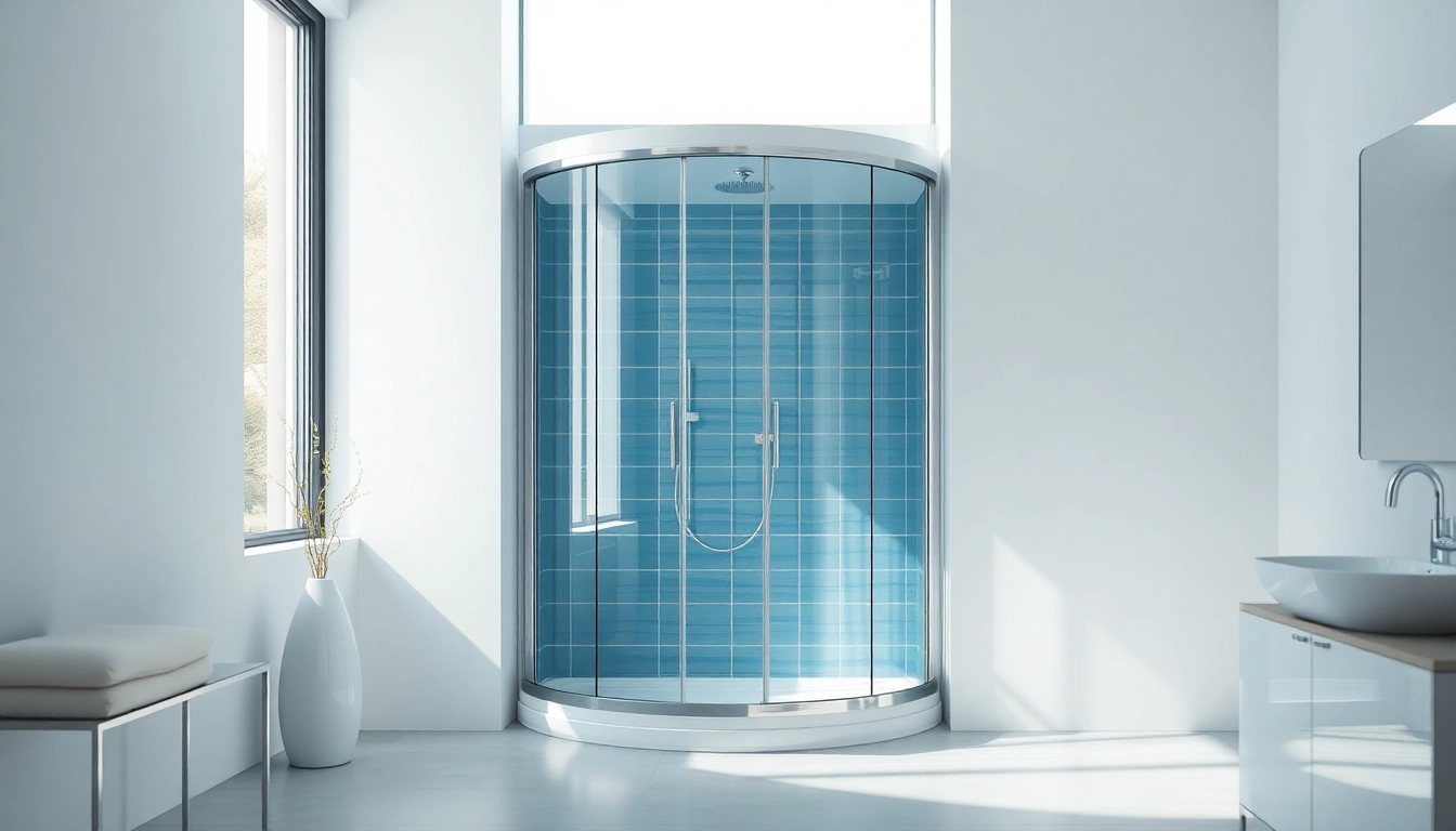 Duschkabine 80x80 in modernem Badezimmer mit eleganten Glasflächen und chromatischen Akzenten.