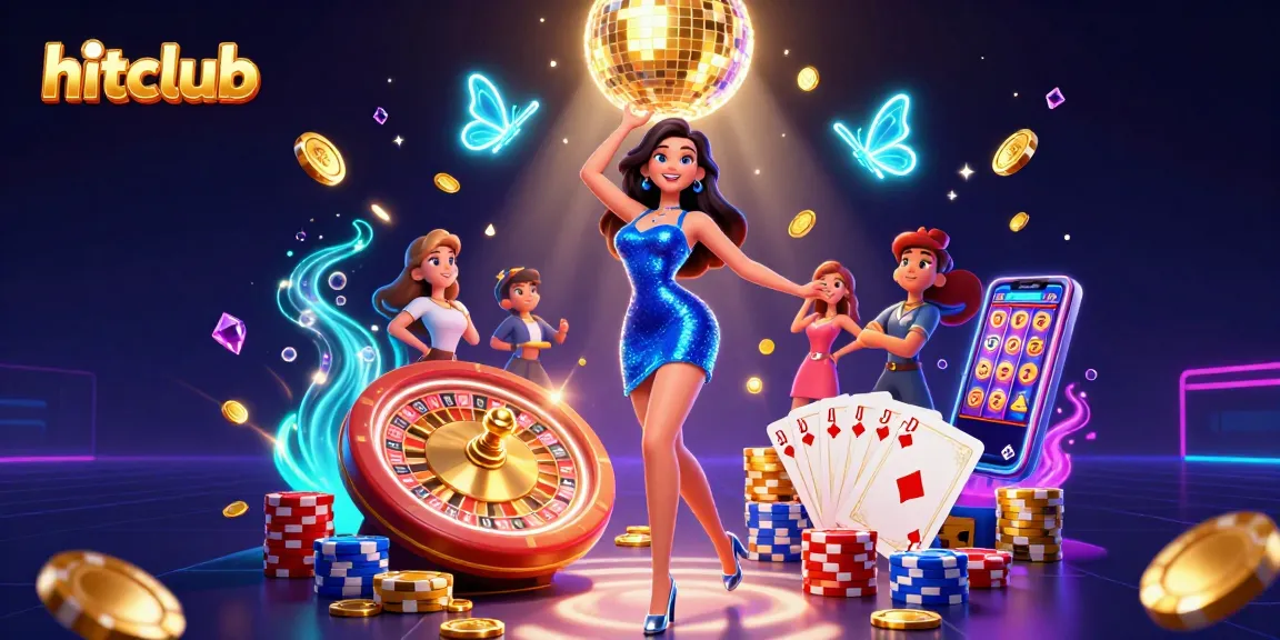 Experience hitclub with thrilling casino action featuring vibrant 3D characters and rich game elements.